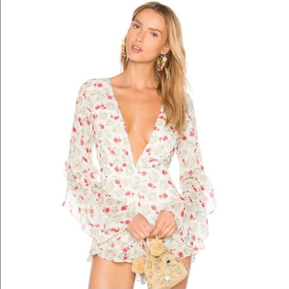 Majorelle Devon Romper Floral Print Size Small